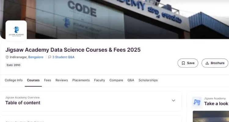 Jigsaw Academy data science course